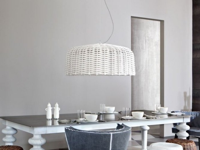 Hänglampor-för-matsal-Paola-navone-Design-PLAST-Lampskärm-SWEET-95-Gervasoni