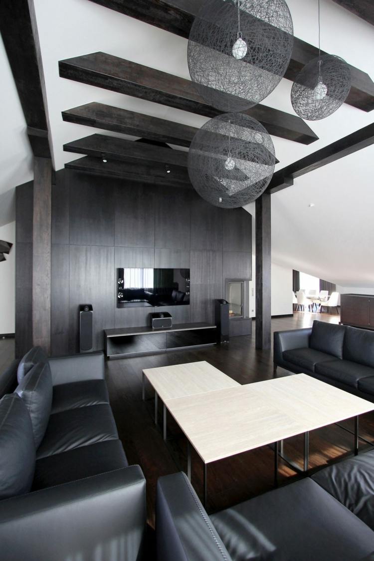 soffbord vitt vardagsrum vardagsrum design idé svartvit
