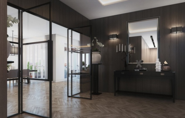 Takvåning-lägenhet-i-Berlin-Ando-Studio-3d-visualisering-hall design