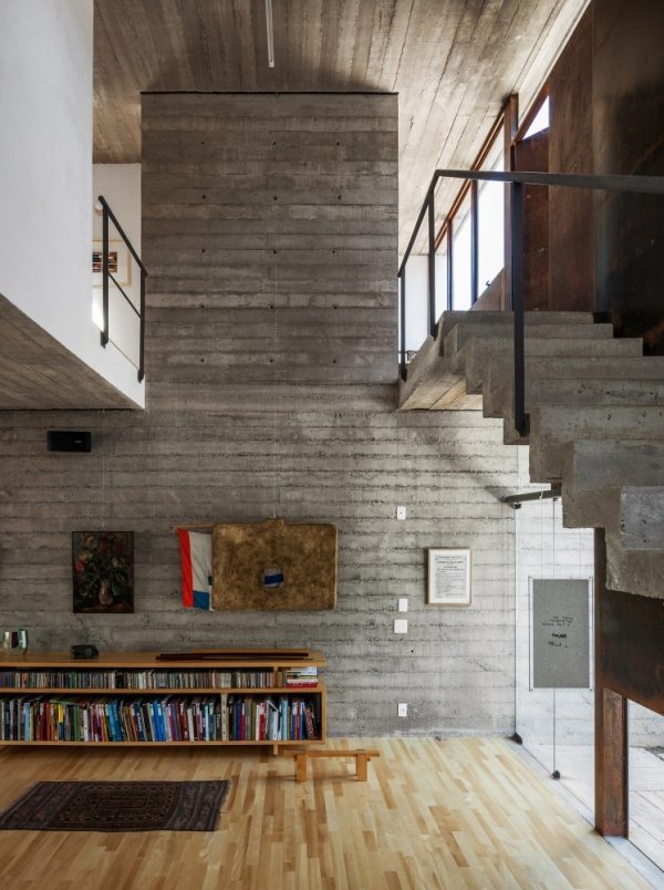 hus-trappor-andra våningen-designer-betong