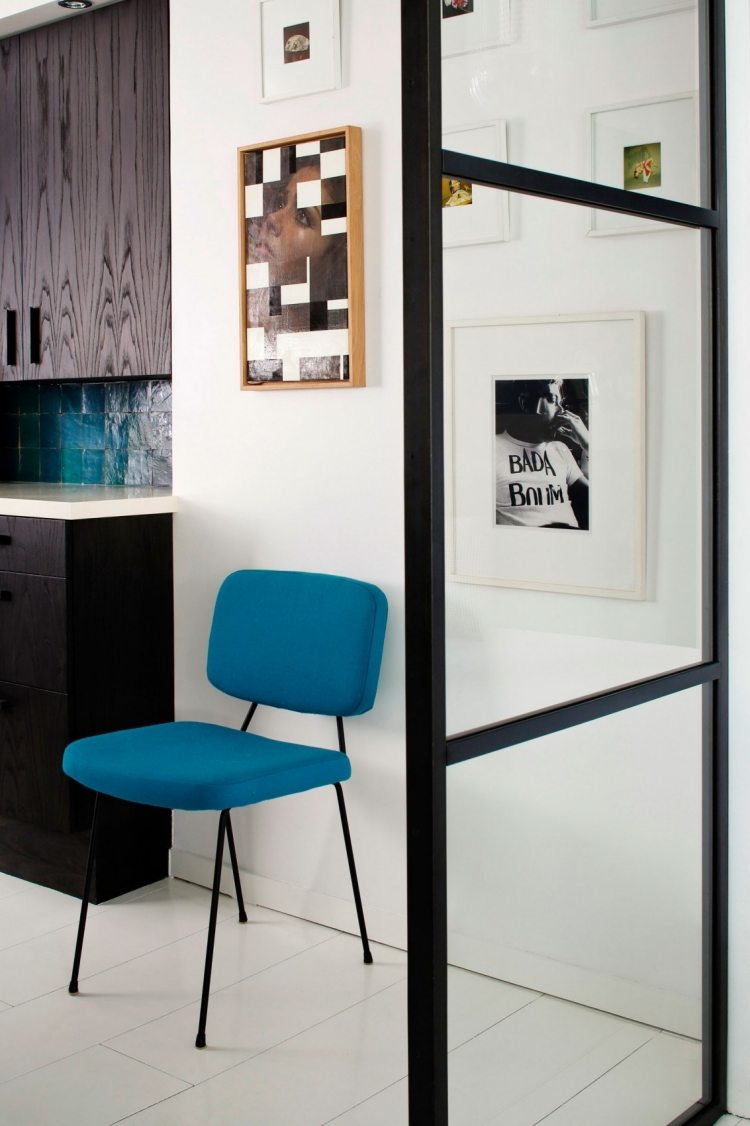 bensin-färg-stol-klädsel-interiör-modern-svart-vit-bilder-vägg