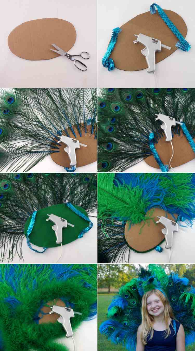 påfågel-kostym-påfågel-hjul-gör-det-själv-instruktioner-kartong-het-lim-fjädrar