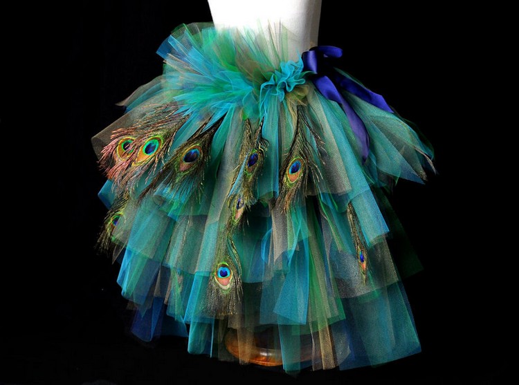 påfågel-kostym-damer-gör-själv-kjol-fjädrar-tyll-karneval-kostym-idé