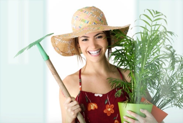 Växter för frisk luft kvinnor trädgårdstillbehör