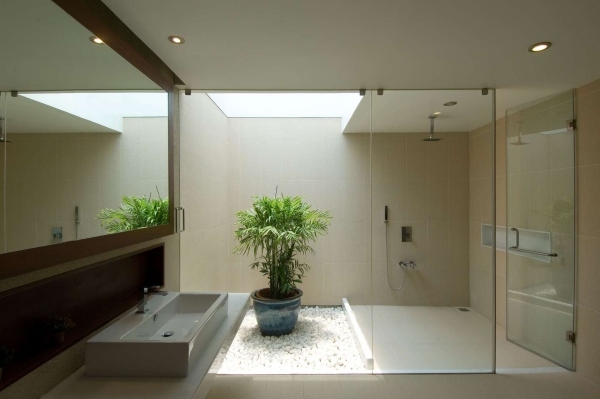 minimalistisk badrum duschkabin inredning val tips