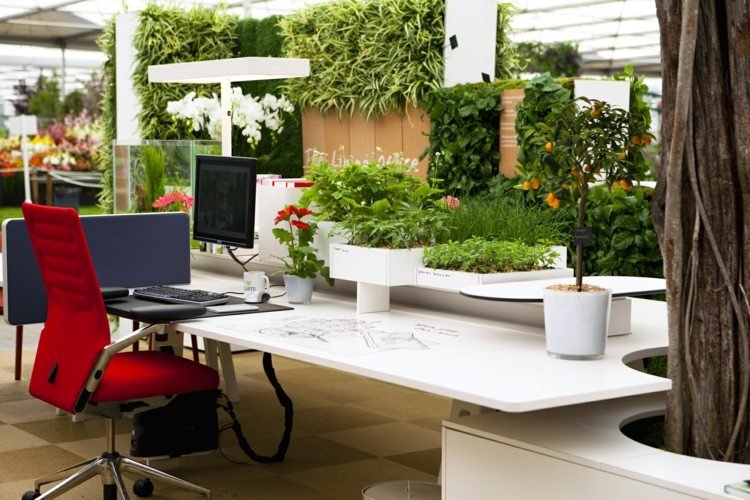 växter-kontor-grön-idé-modern-vertikal-trädgård-ot-kontorsstol