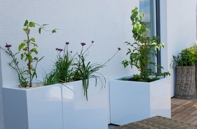 planters fibercement balkong urban trädgård