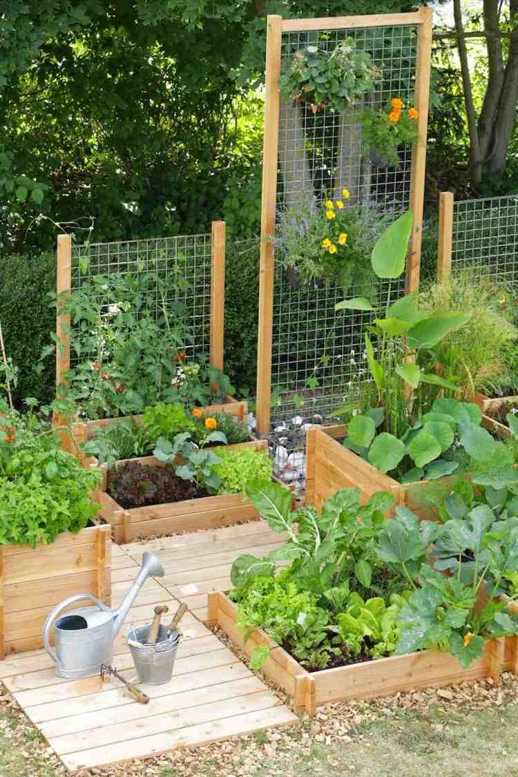lättskött-tilldelning-trädgård-terrasser-örtträdgård-grönsakshöjd säng