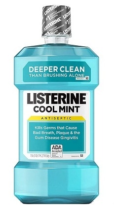 Listerine Mouth Wash for Pimples