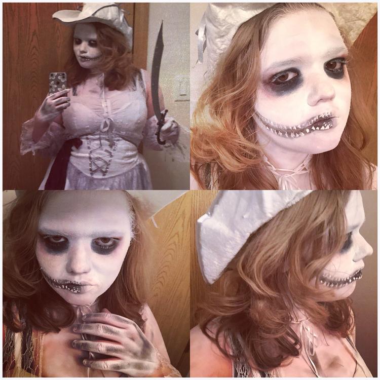 pirat-make-up-kvinna-läskiga-vita-ansikte-halloween