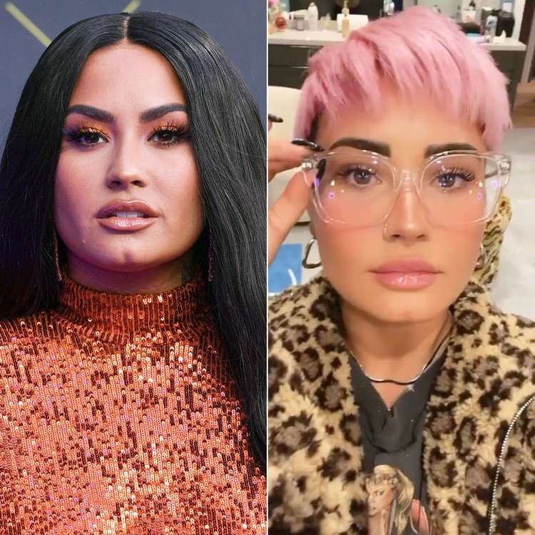 Demi Lovato Pixie Cut 2021 Korta frisyrer Trender Vår