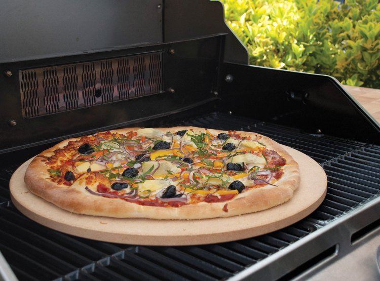 pizza grill pizza sten bakning instruktioner