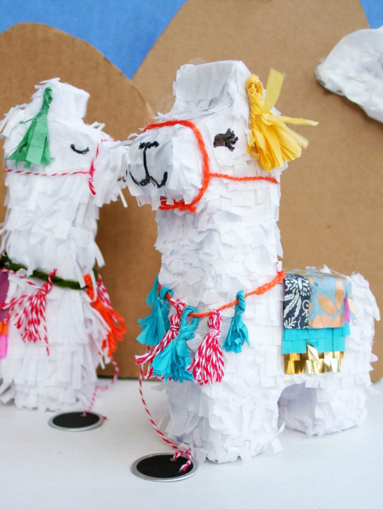 Gör en piñata donkey party dekorationspapper överraskning
