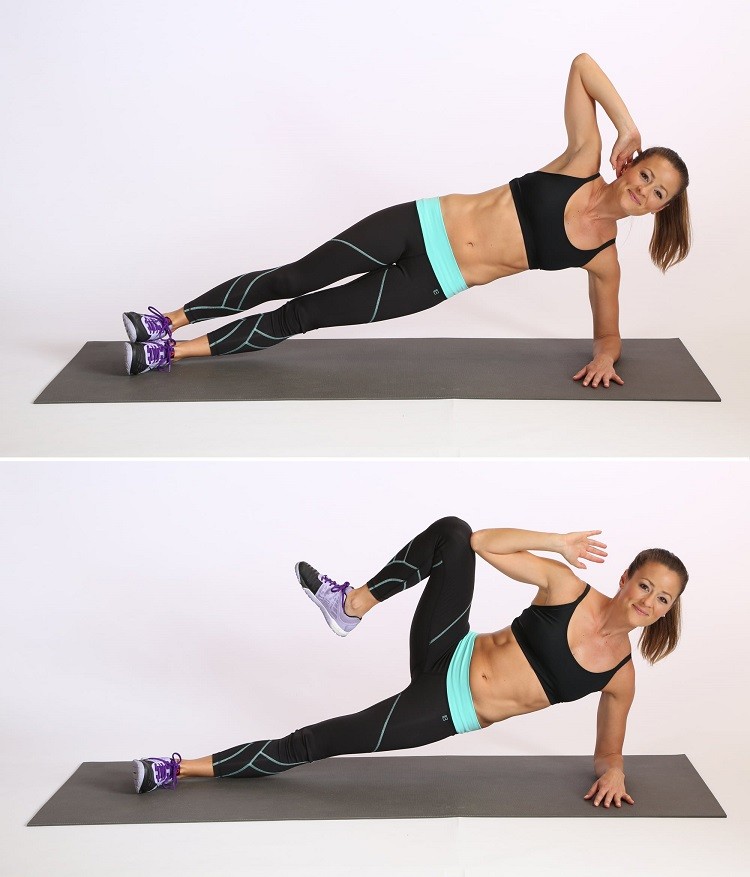 Sidoplank Abdominal träningsplan Hemträning Kroppsvikt