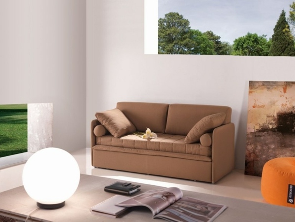 Soffa designidéer sovande funktion litet vardagsrum