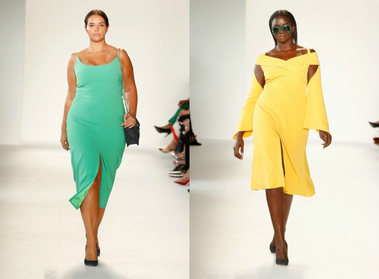 plus size mode klänningar färgade trender