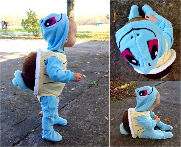 Pokemon-kostym-sy-själv-halloween-karneval-baby-schiggy-idé