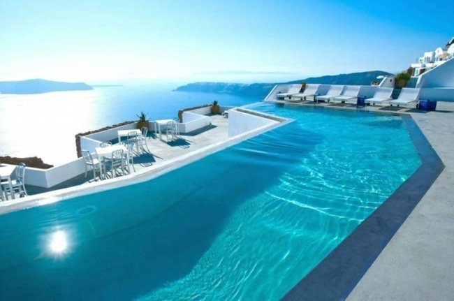 Fritidshus Grekland pool sommar sol havet semester