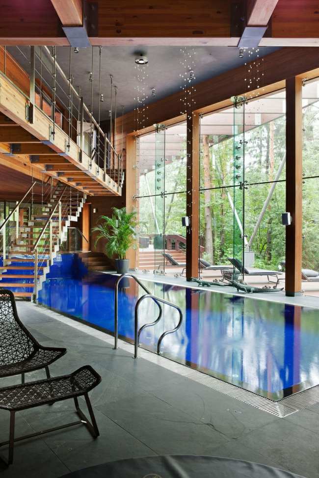 moderna inredningsbilder hus pool design