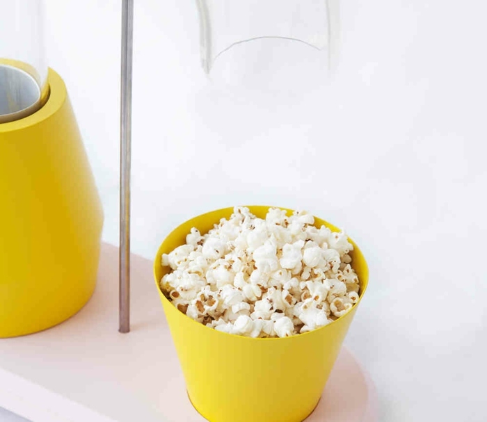 popcorn snack skål mugg gul jolene carlier