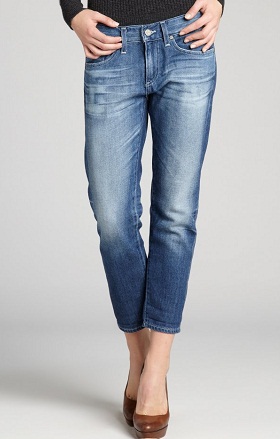 Womens Cropped Jeans