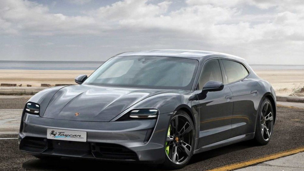grå ny modell elbil med sportig design och innovativ teknik