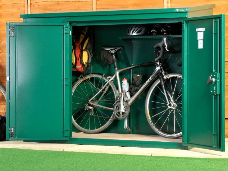 garage för cyklar utomhus utomhus cykel garage cykel förvaring metall