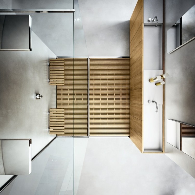 modernt-trä-badrum-möbler-dusch-handfat-öppet utrymme1