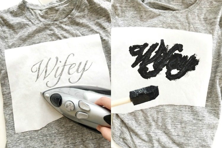 Par T-shirts-gör-det-själv-design-instruktioner-diy