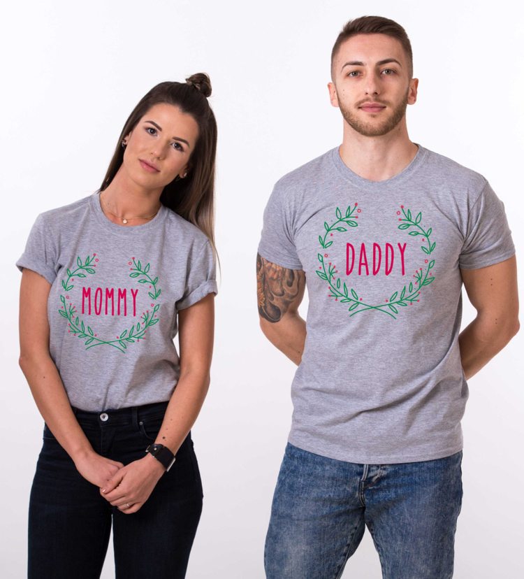 Par-T-shirts-gör-själv-design-mamma-pappa