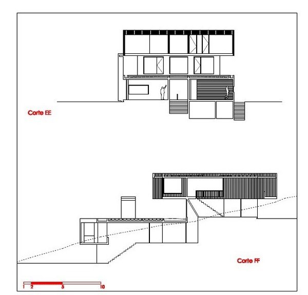 Husets arkitektoniska byggnadsskiss