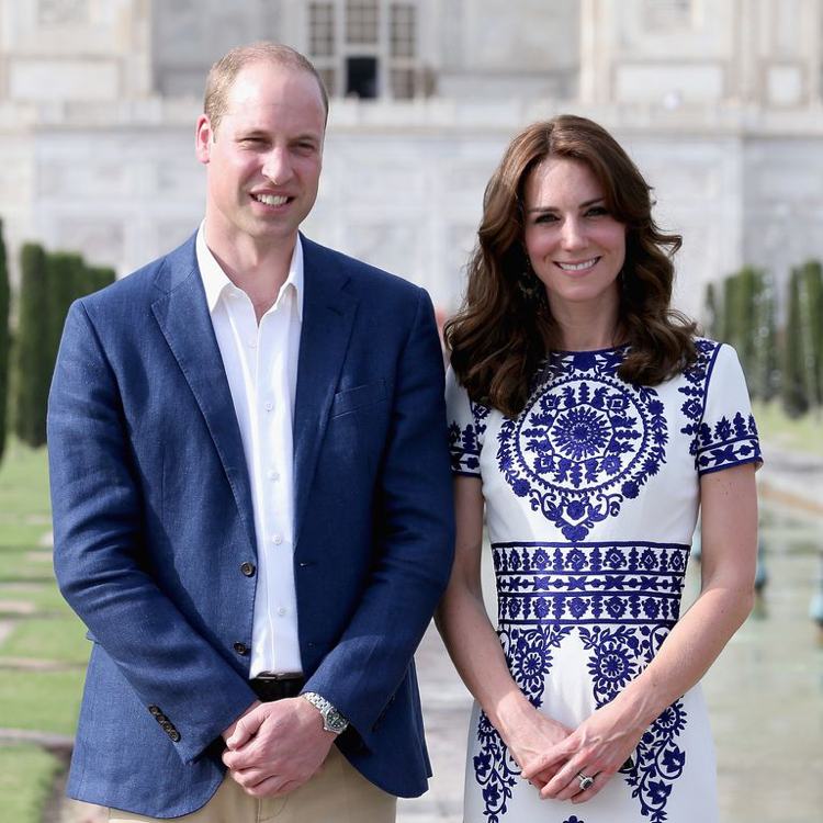 Prins William och hertiginnan Kate i Indien