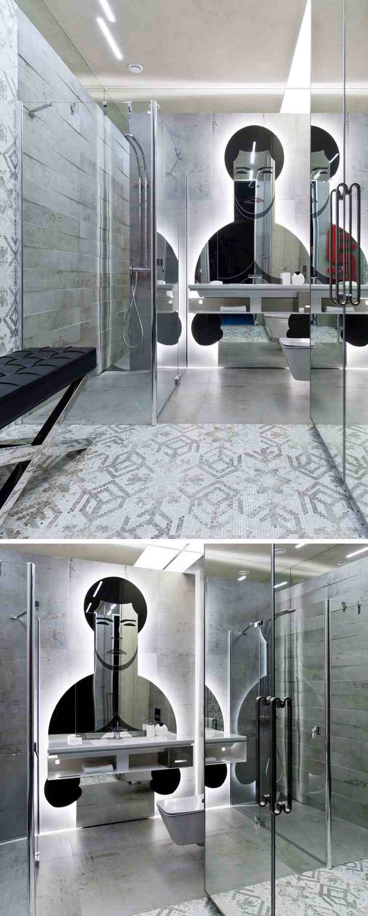 privat-gym-badrum-dusch-vit-grå