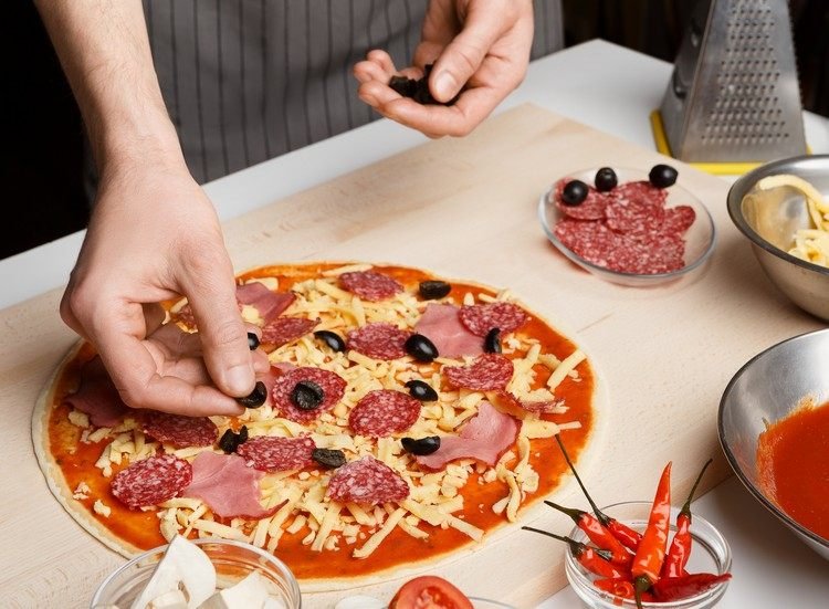 Pizza deg med proteinpulver pizza recept lågt i kalorier