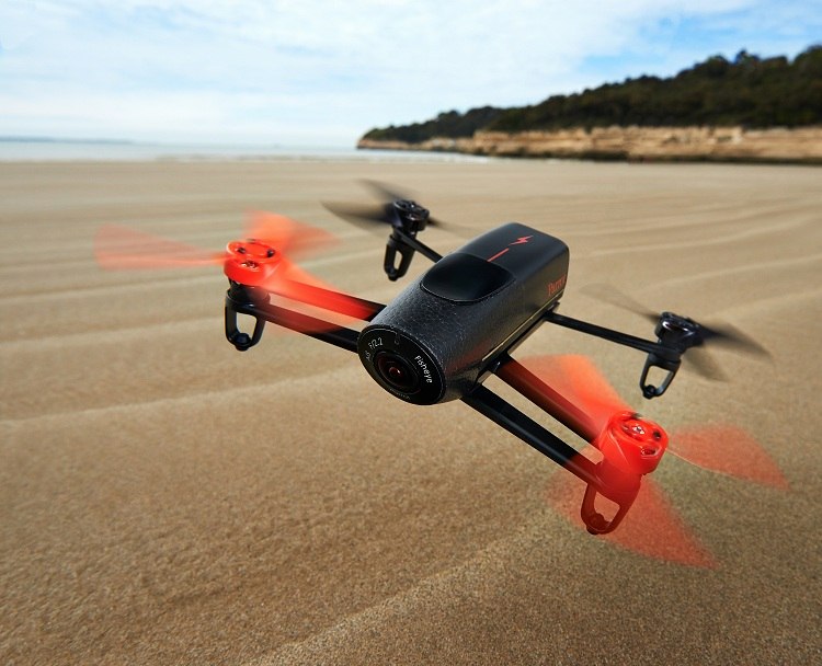 Quadrocopter kamera flygning Parrot Bebot kontroll enkel