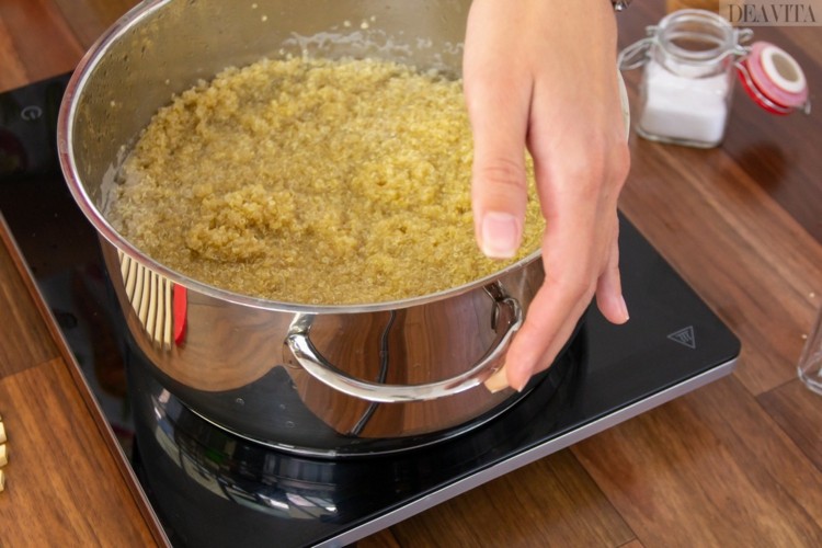 quinoa kokförhållande vatten medelvärme