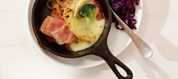 Raclette-tillbehör-öl-broccoli-rödkål-pfaennchen