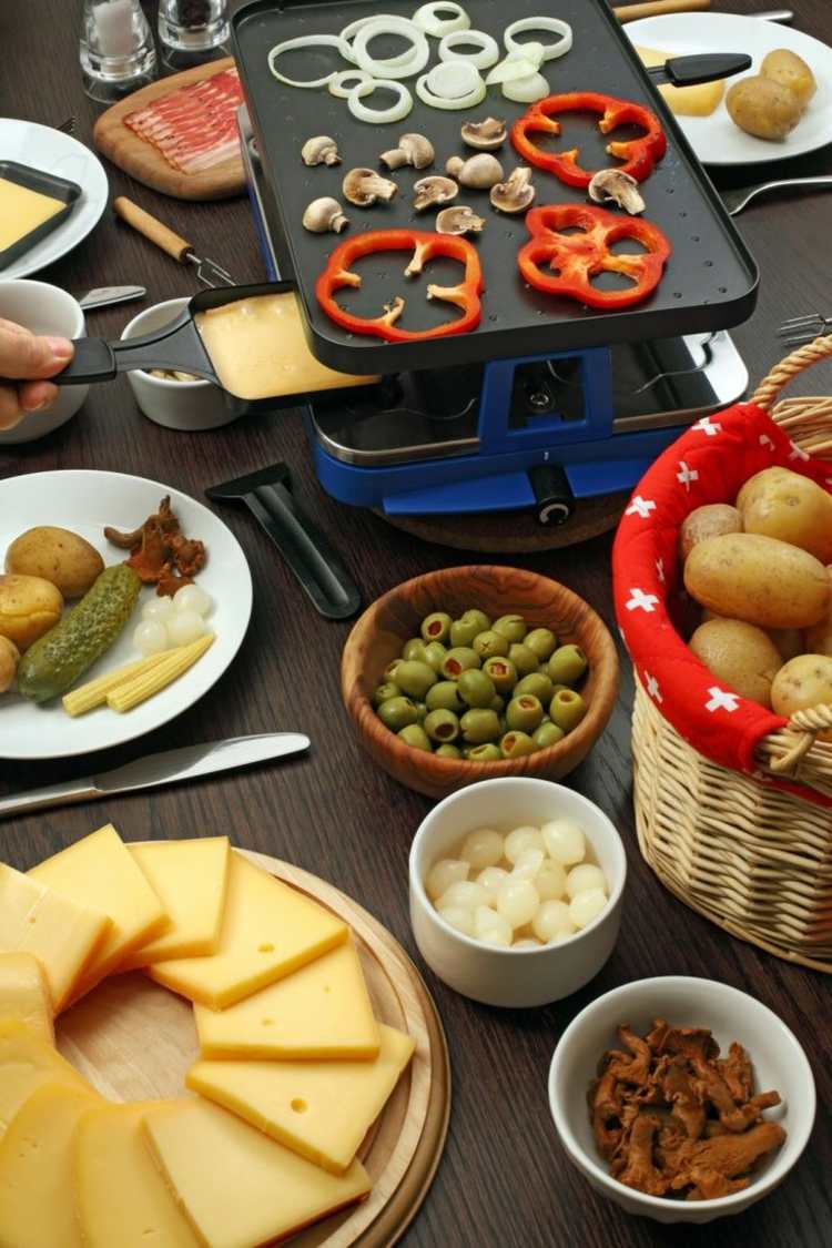 Raclette-ingredienser-hälsosam-mat-fest-middag-oliver