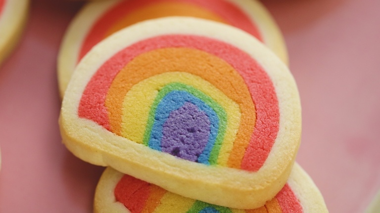 Rainbow Cookies Bake Recipe Easy Cookie Frosting Easy
