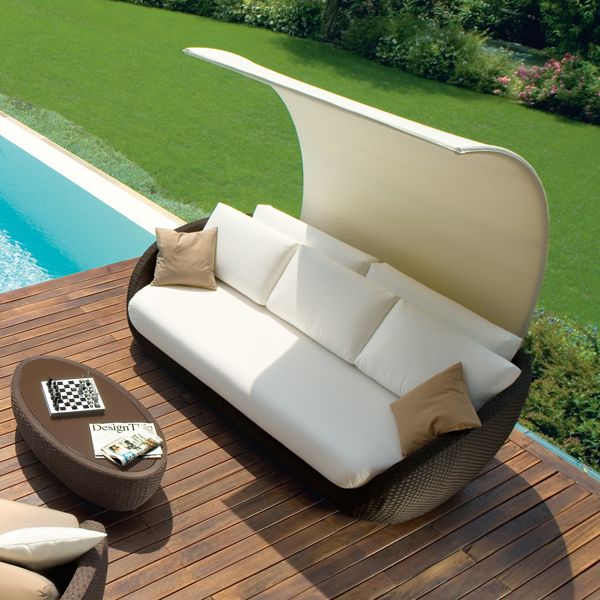 Rotting lounge möbler roberti italien terrass trädgård