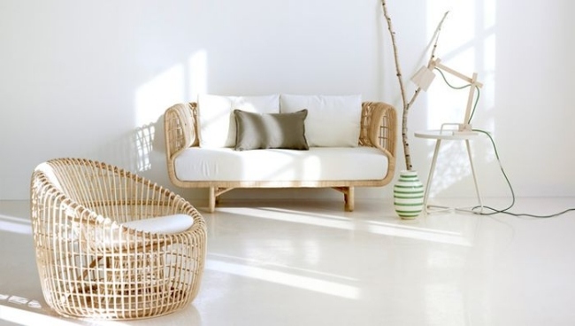 Rotting stol soffa lounge möbler miljövänlig design modern