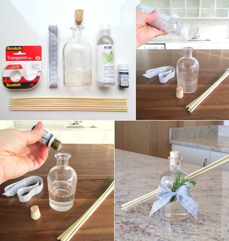 Gör ditt eget rum doft instruktioner-glycerin-eterisk-olja-gåva