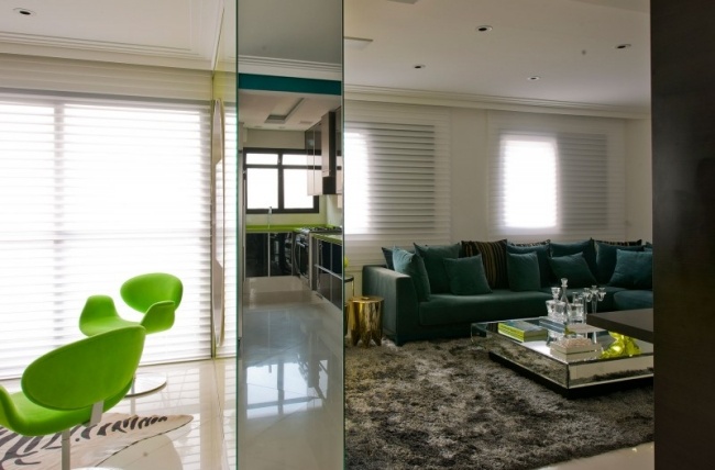 Modern lägenhet Sao Paolo inredning design möbler