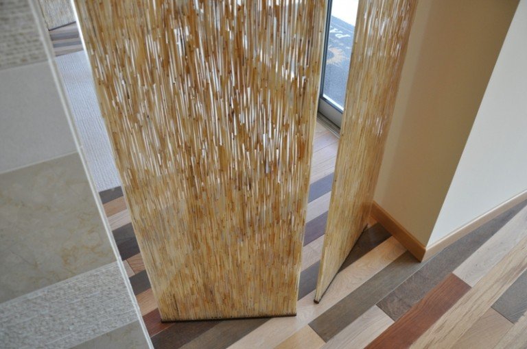 rumsdelare trä rumsavdelare antico trentino ljus bambu mångfärgade laminatfärger