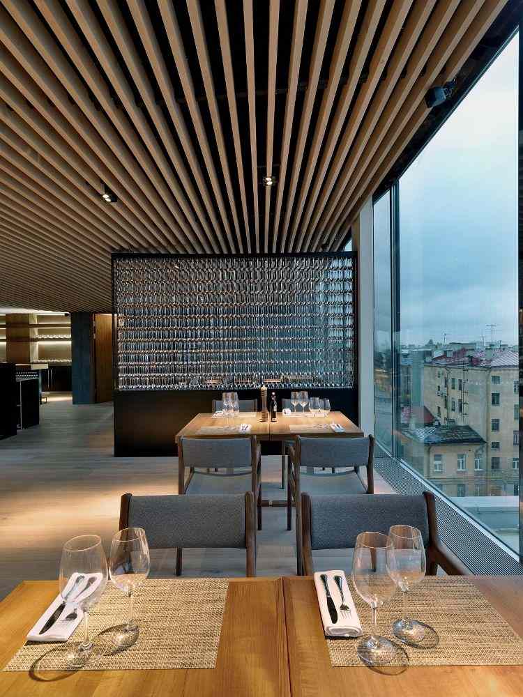 rum partition vägg sked innovativa fantasifulla få idé från restaurang hemma improvisera