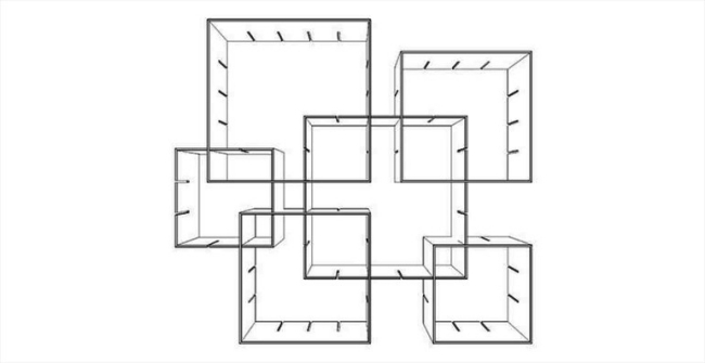 Hylla kuber erbjuder innovativt system - koppla ihop - designfrihet