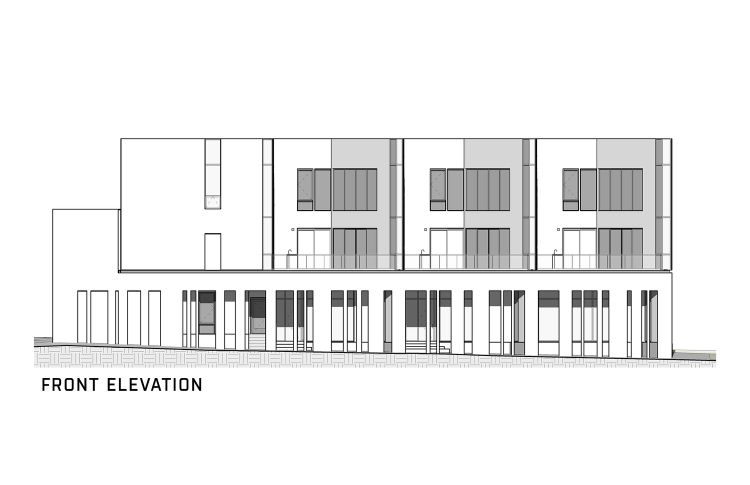 radhus nybyggnad flerfamiljshus arkitektur stadsutveckling extraordinär hållbar design hus fasad planlösning