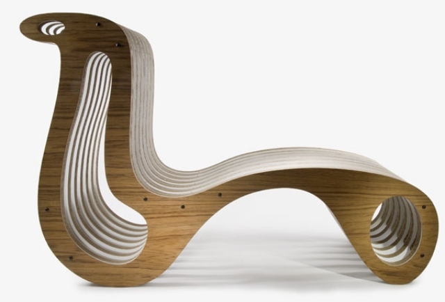kombinerade möbler fåtölj-skulpturellt format-miljövänligt koncept