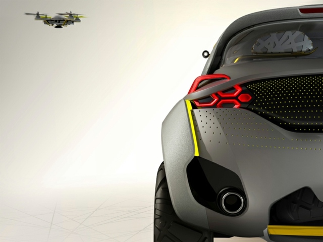Bakspoiler Renault KWID ny modell 2014
