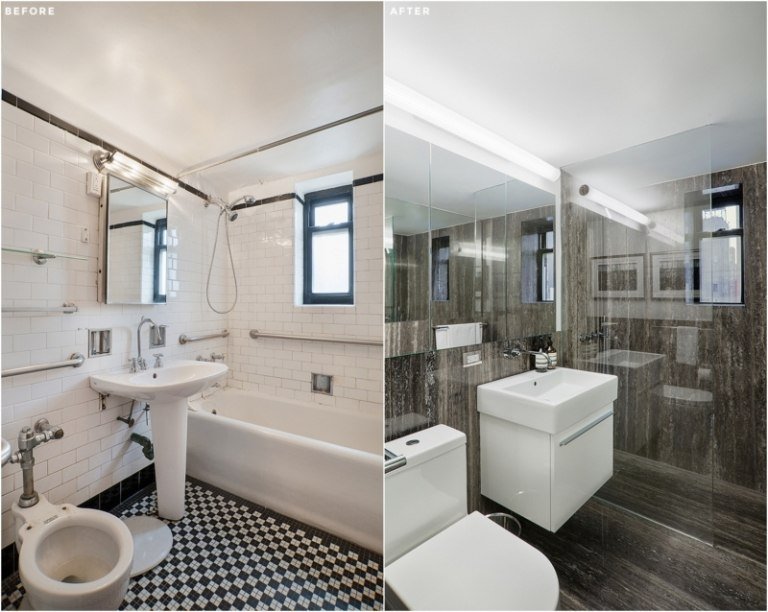 renovera-idéer-badrum-modern-dusch-glas-skiljevägg-vägg-handfat-väggmonterade-kakel-holzopzik